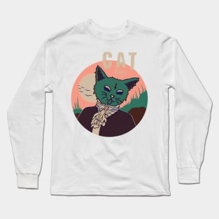 CAT BOY, Band Merchandise, Cat Design Long Sleeve T-Shirt